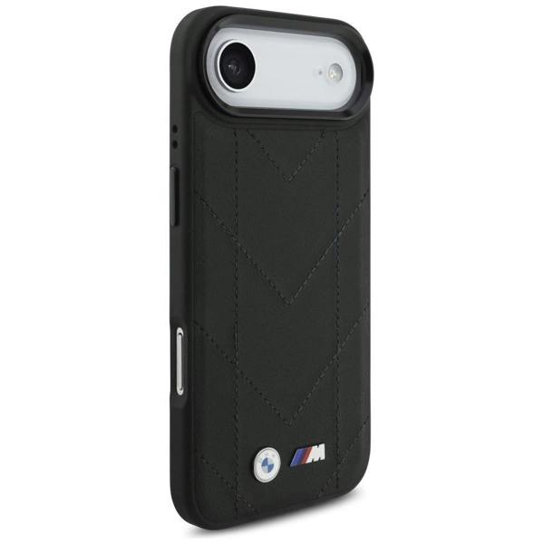 BMW M Quilted Logo Case with MagSafe for iPhone 17 Air 6.5" Black - BMHMP17M25PSECHK
