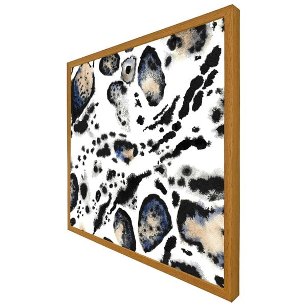 Benjamin Tate Design Leopard print with blue (picture Frame)