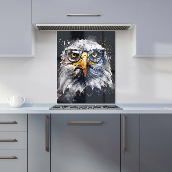 Warren Reed - Designer Eagle In Glasses Splashart Kitchen Splashback