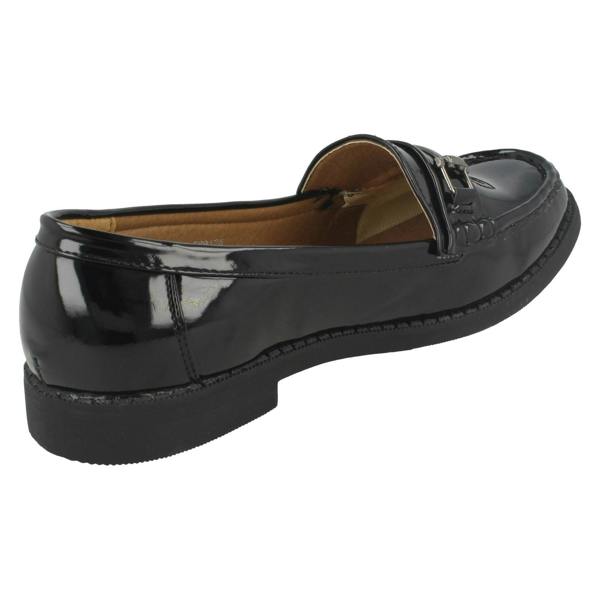 Spot On Ladies Spot On Slip On Casual Loafer Shoes