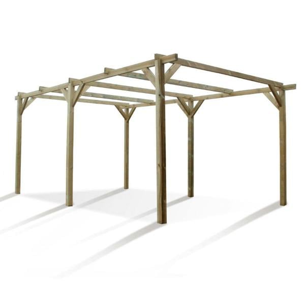 Cerland Henri Single Wooden Carport 3m x 5m Pressure Treated Project Structure