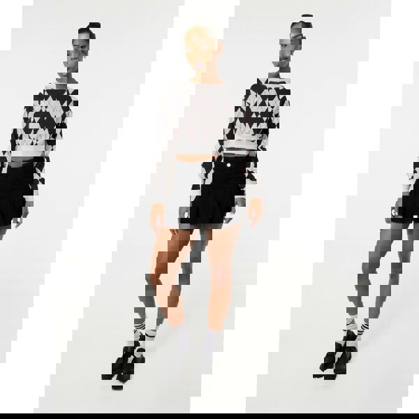 Pink Vanilla Long Sleeve Diamond Top