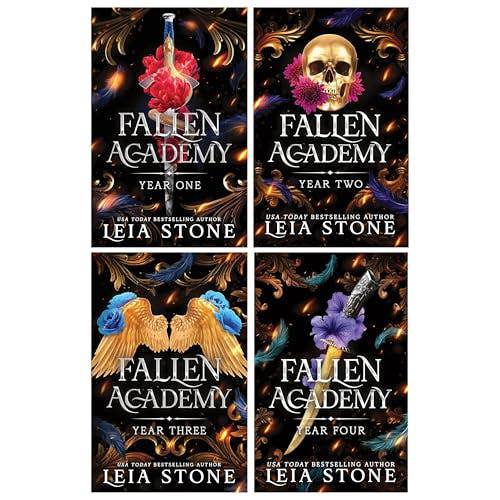 Fallen Academy Series (Book 1-4) by Leia Stone 4 Books Collection Set