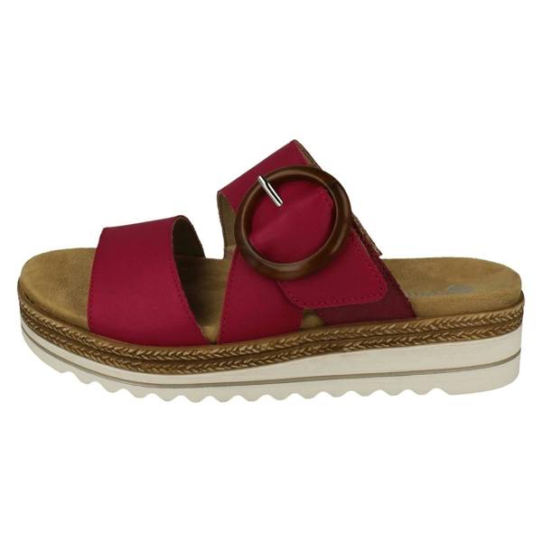 Remonte Ladies Remonte Wedge Sole Mule Sandals D0Q51