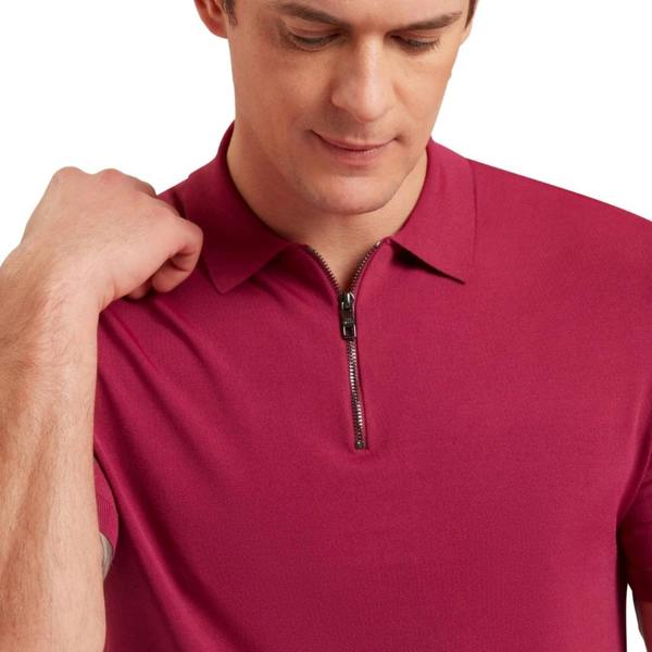 Ted Baker MMK DALDIN SS Rayon Zip Polo 4