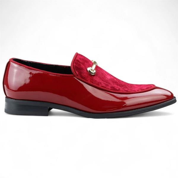 Dolcetto Men’s Smart Loafers Leather Lined Velvet Slip-On Shoes