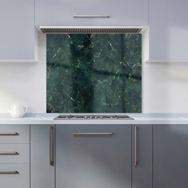 Warren Reed - Designer Deep Green Quartz Effect Kitchen Splashback