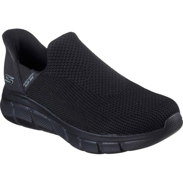 Skechers BOBS Sport B Flex Resilient Textile Men's Black Trainers