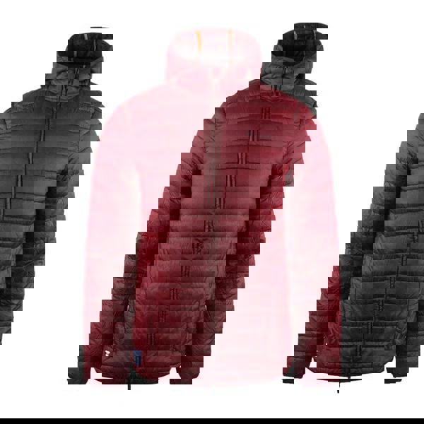 Aquascutum Mens Bordeaux London Logo Hooded Jacket - Red