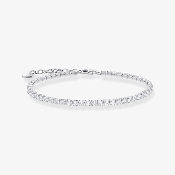 THOMAS SABO Sterling Silver Zirconia Tennis Bracelet A2167-051-14-L19V