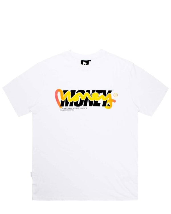 Money Double Puff Tee - White
