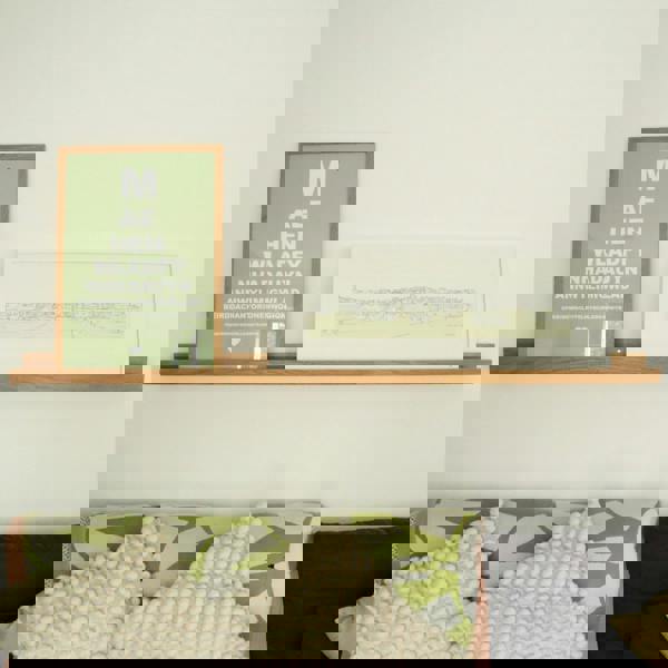 MijMoj Design Made To Measure Solid Oak Floating Picture Ledge Shelf