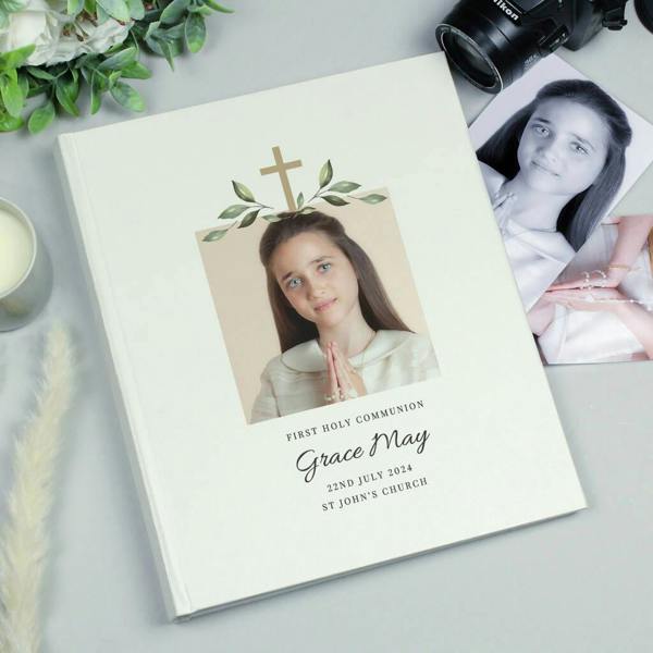 Personalised Christening Photo Album - alternative angle