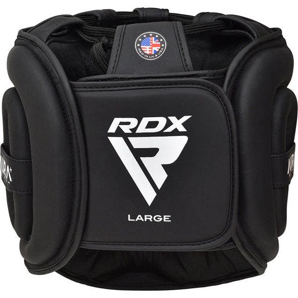 RDX Sports HEAD GUARD AURA PLUS T-17 BLACK GOLDEN