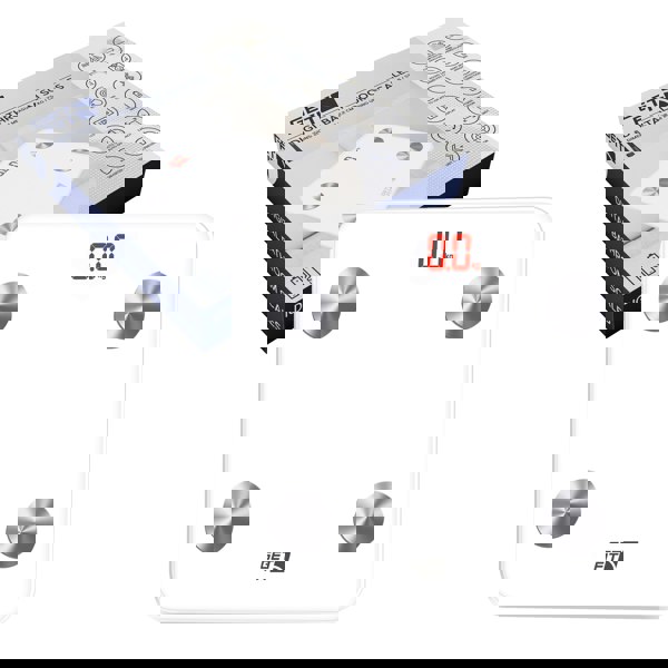 Get Fit Smart Bathroom Scales Digital Body Weighing Scale Connect IOS/Android