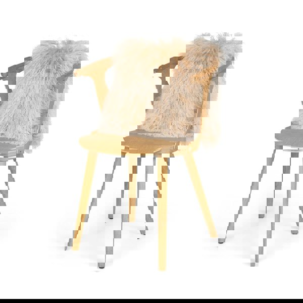 Curly Sheepskin Cushion | Doublesided | 56x56 cm | 40x40 cm Arctic Sunrise