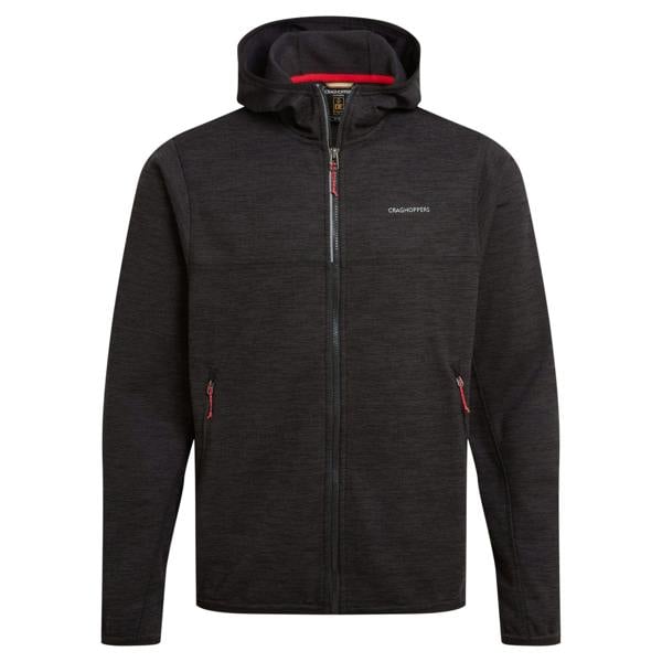 Craghoppers Mens Travos Full Zip Fleece Top - Black Pepper Marl - 