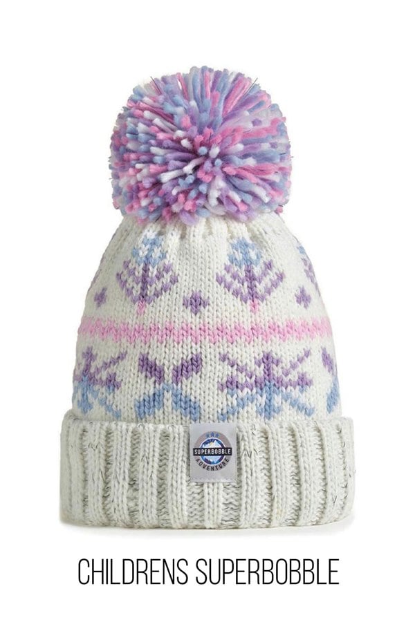 SuperBobble Nordic Bobble Hat Bundle - Pastel Ice Crystal