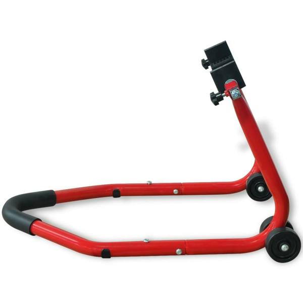 Berkfield Motorcycle Rear Paddock Stand Red