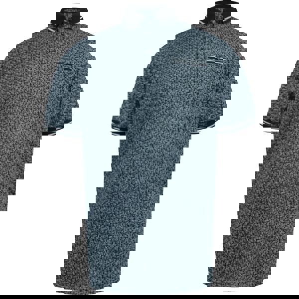 Duke Mens D555 Woolwich All-Over Print Polo Shirt - Blue - 