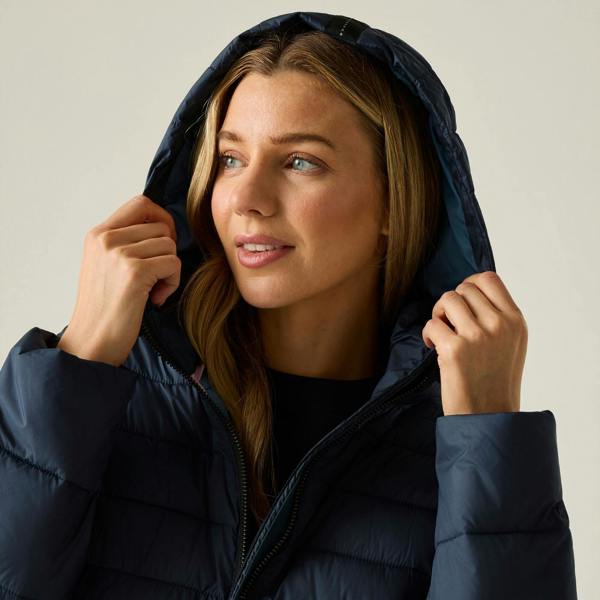 Regatta Womens/Ladies Amara Padded Jacket - Navy/Dusky Blue - 