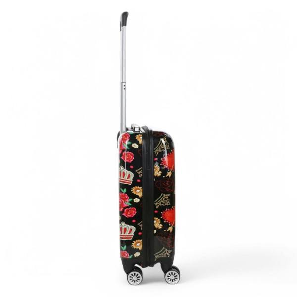 Snowball Hard Shell Printed Cabin 55 x 36 x 20 cm PP Suitcase Luggage Suitable for Easyjet, Ryanair
