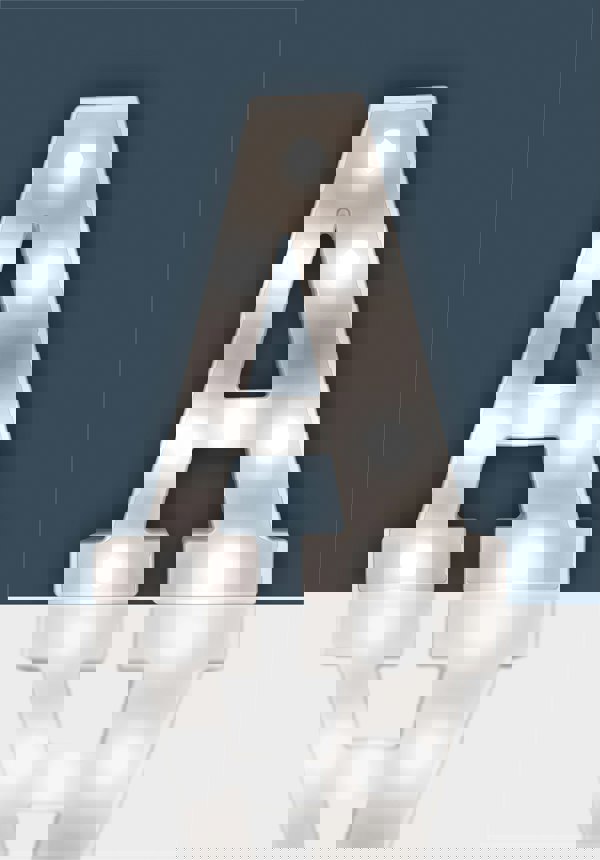 St Helens Battery Operated 3D LED Letter A Light