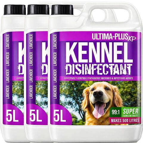 Ultima Plus XP ULTIMA-PLUS XP Kennel Kleen - Disinfectant, Cleaner, Sanitiser & Deodoriser - Concentrated Formula Kennel Cleaner 15L Lavender