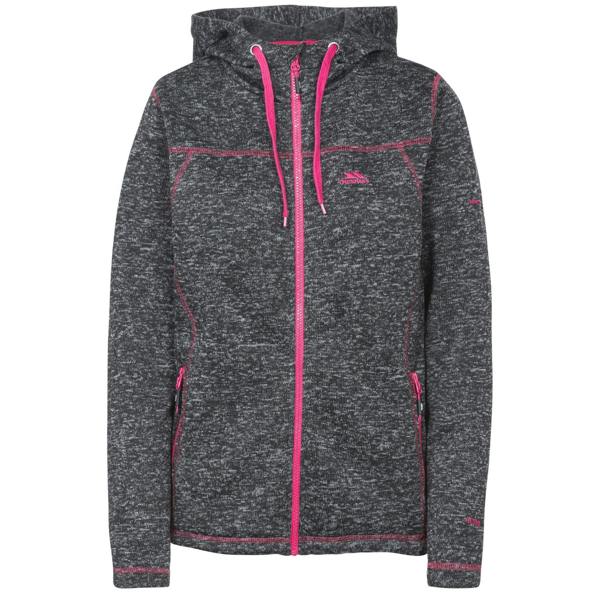 Trespass Womens/Ladies Odelia Fleece Jacket - Black Marl