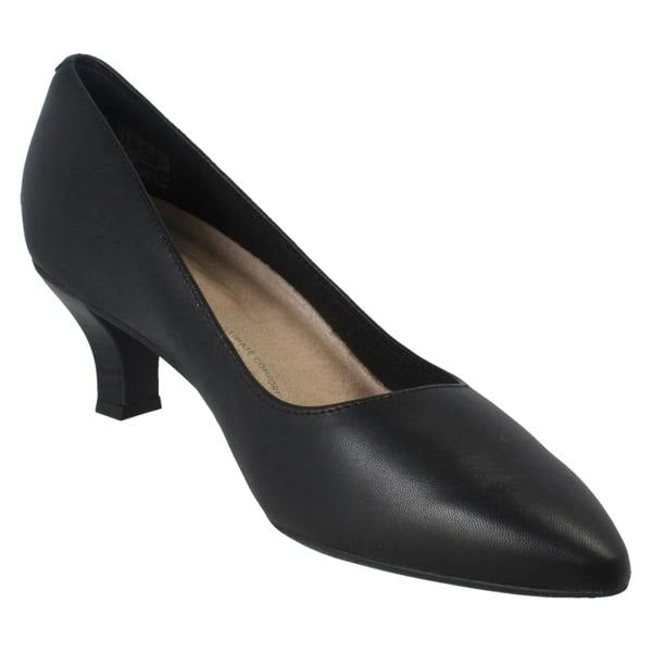 Clarks Ladies Clarks Formal Leather Slip On Smart Work Court Shoes Kepley Vine