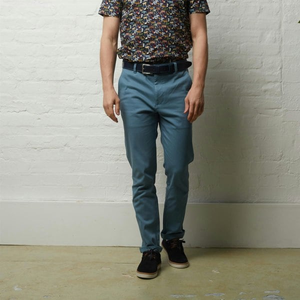 Gabicci V54GT14 Mens Curtis Stretch Twill Trousers Gabicci Vintage - AQUA