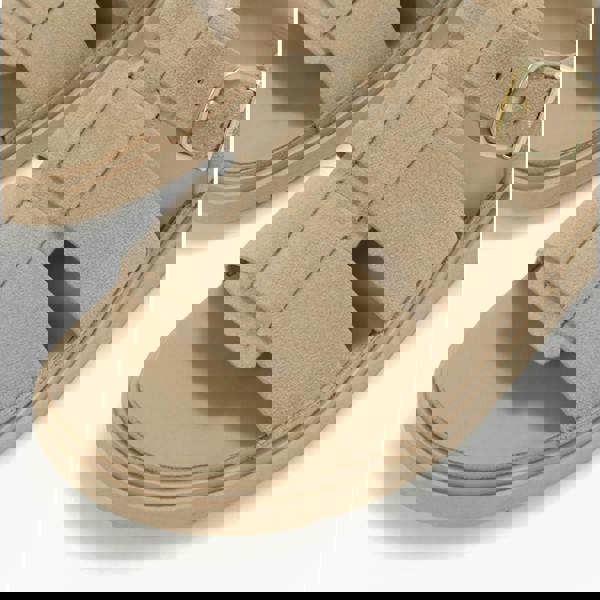 FitFlop FitFlop GEN-FF Womens Ankle Strap Sandals Cappuccino