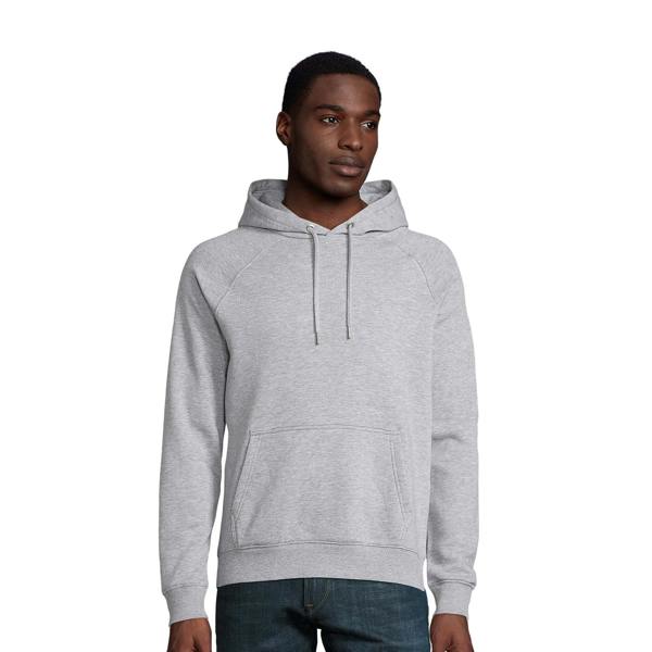 SOLS Unisex Adult Stellar Organic Hoodie - Grey Marl