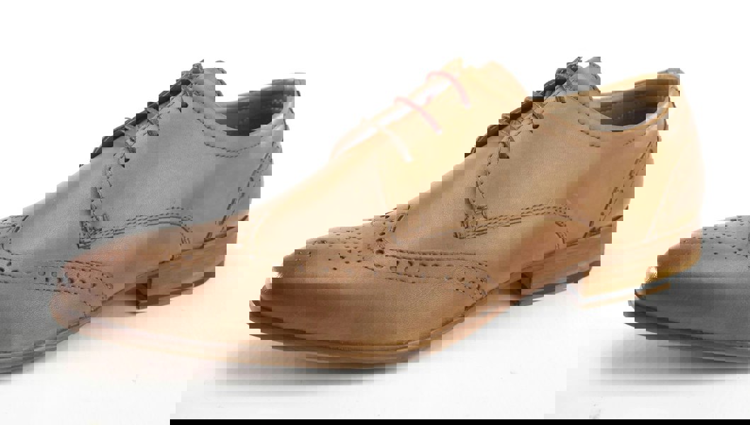 Frank James Clapham Mens Leather Brogue Lace Up Formal Shoes