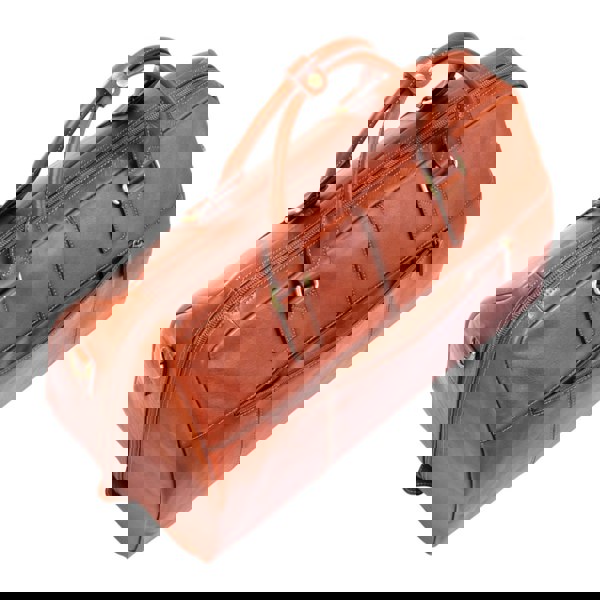 Infinity Leather Atlas - Genuine Leather Vintage Duffle Bag