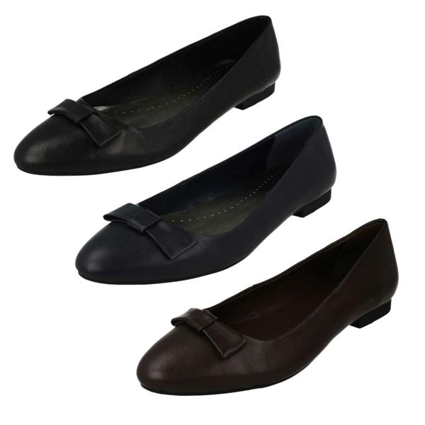 Leather Collection Ladies Leather Collection Flat Shoes