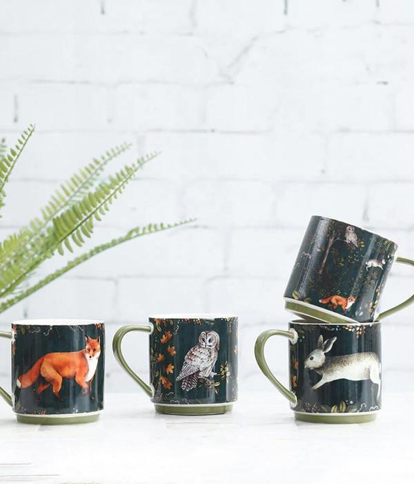 M.M Linen Briar Mug Set Of 4