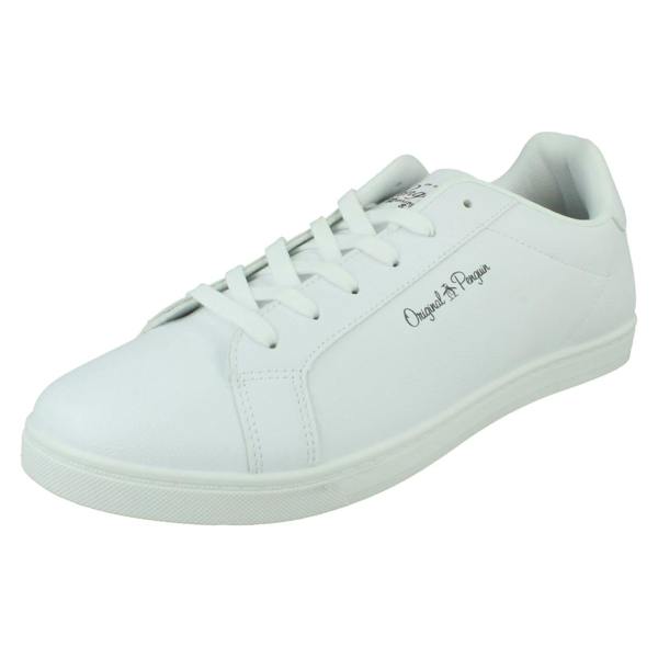 Penguin Mens Penguin Lace Up Casual Trainers Galvin PEN0563