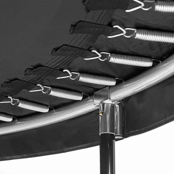 10ft Salta Black Round Comfort Edition Trampoline with Enclosure (5075A)