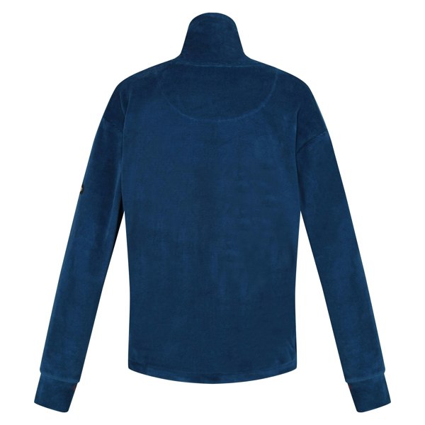 Regatta Women's Velour Full Zip Fleece Jacket - Blue Opal