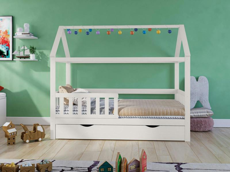 Noomi Alisa House Bed White