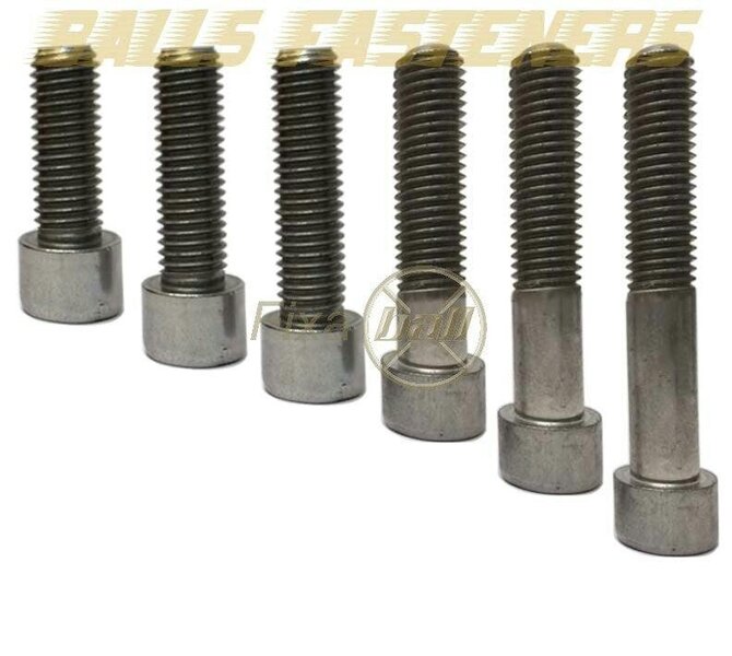 Fixaball M6 Socket Cap Allen Screw Bolt A4/316 Stainless Steel DIN 912