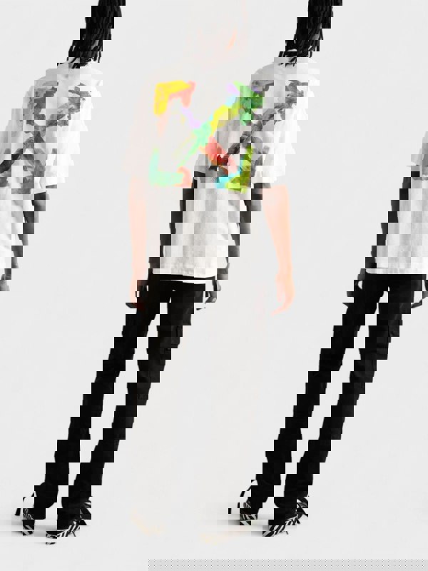 Off - White Brush Arrows Short Sleeve T Shirt White Multi - Supplied FashionOff - White