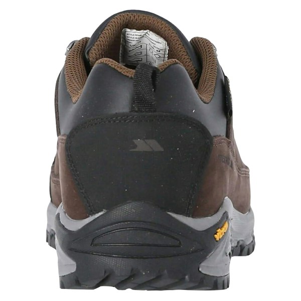 Trespass Mens Falark Vibram Leather Walking Shoe - Dark Earth