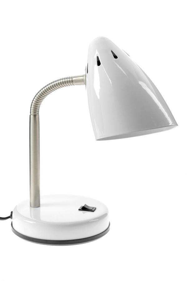 Maison by Premier Flexi White Gloss Desk Lamp