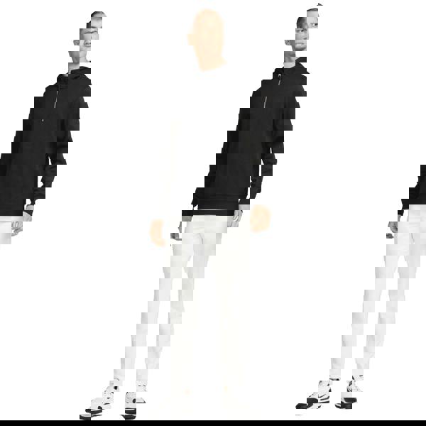 Nike Mens Dri-FIT Golf Hoodie - Black/Brushed Silver - 