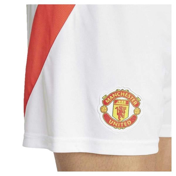 Adidas Unisex Adult Manchester United FC Football Shorts - White - 