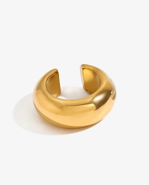 Elk & Bloom 14k Gold Huggie Hoop Ear Cuff