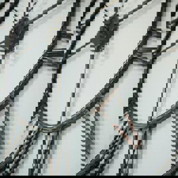 WALPLUS WC2083 - Roman No. Iron Wall Clock - 56 cm / 22 in