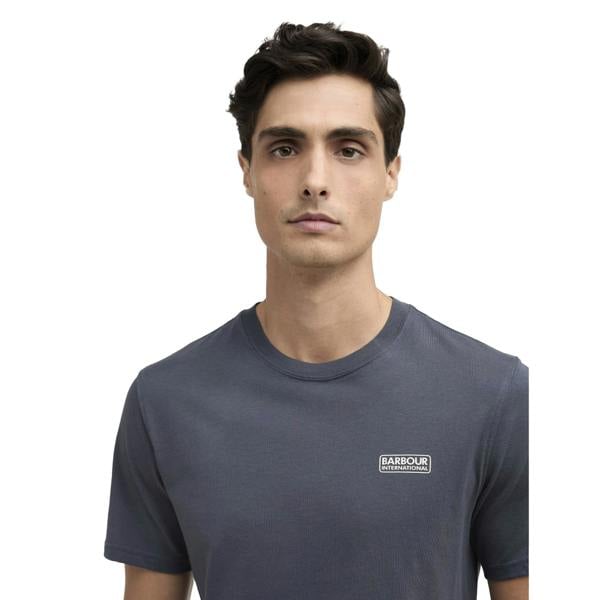 Barbour International Small Logo T-Shirt Storm Grey